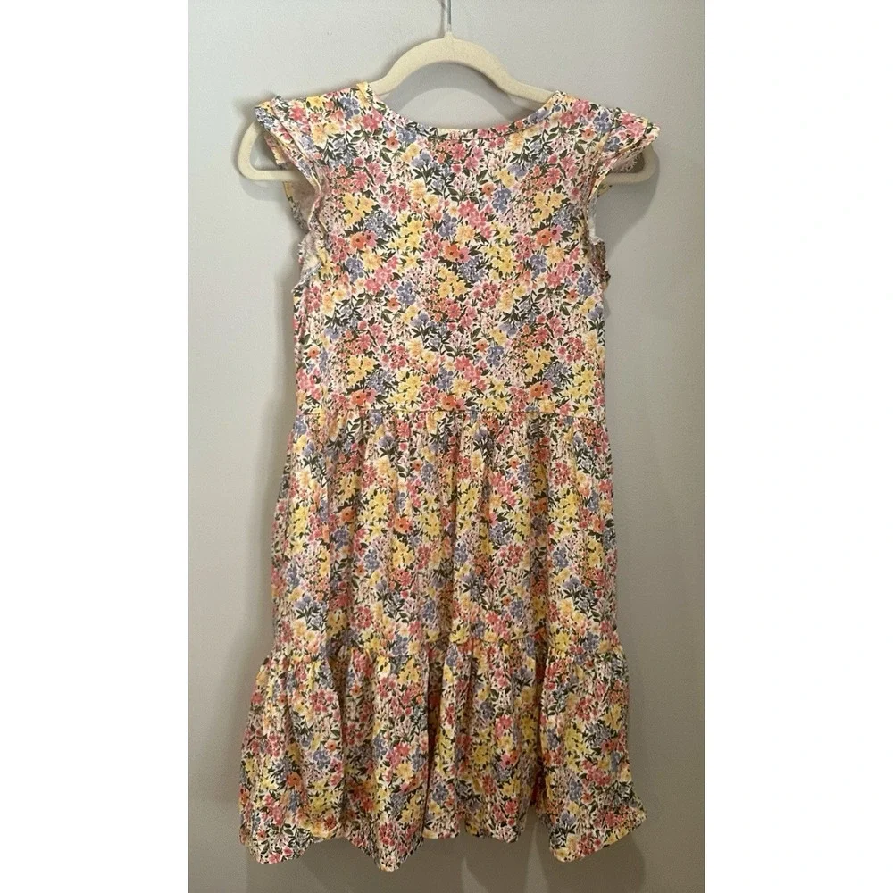Old Navy Wildflower Floral Flutter Sleeve‎ Midi Sundress Girls XL Colorful NWT